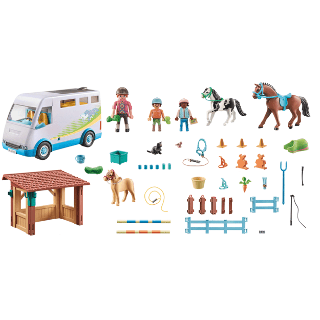 Playmobil - Mobile horse riding school (71493)