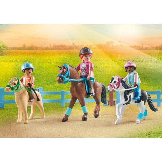 Playmobil - Mobile horse riding school (71493)