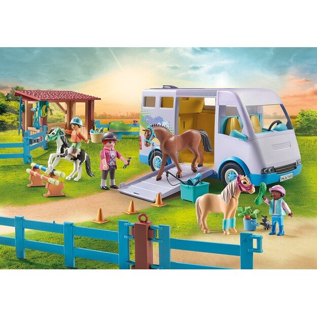 Playmobil - Mobile horse riding school (71493)