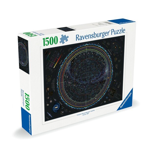 Ravensburger - Puzzle Map of the Universe 1500p (12000703)