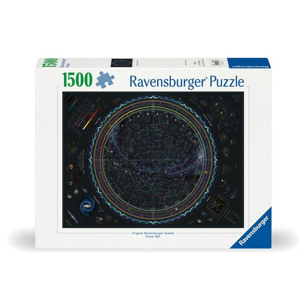 Ravensburger - Puzzle Map of the Universe 1500p (12000703)