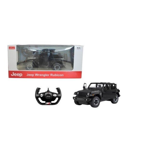 Rastar - RC 1:14 Jeep Wrangler 2.G A/B - Black (23037)