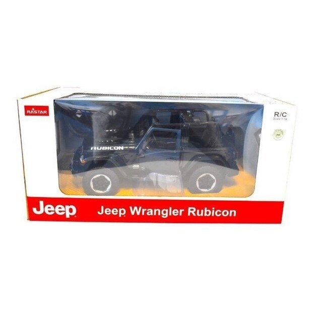 Rastar - RC 1:14 Jeep Wrangler 2.G A/B - Black (23037)