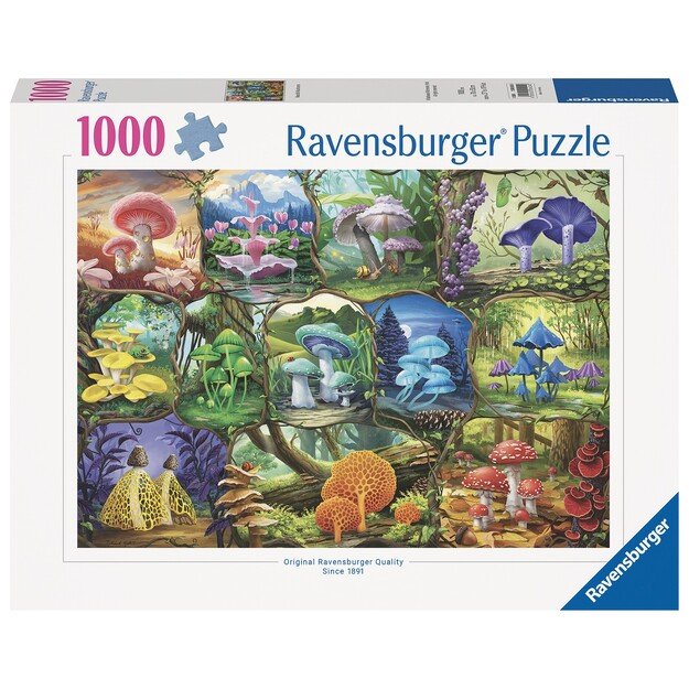 Ravensburger - Puzzle Beautiful Mushrooms 1000p (12000424)