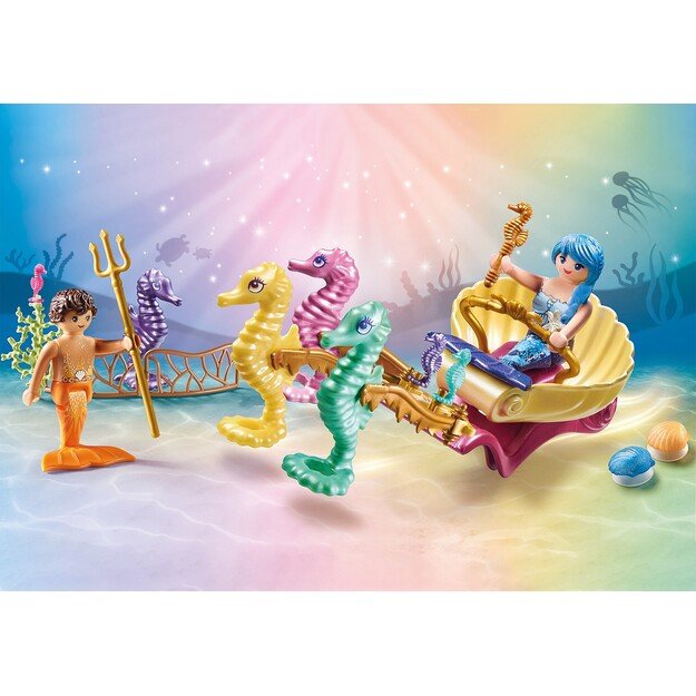 Playmobil - Mermaid with Seahorse Carriage (71500)