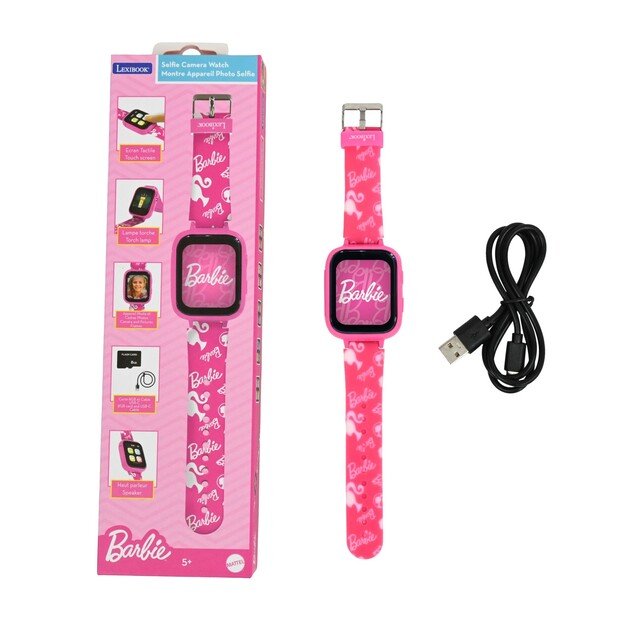 Lexibook - Barbie Kids Smartwatch with 8GB memory card (DMW070BB)