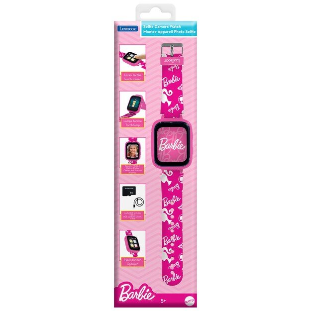 Lexibook - Barbie Kids Smartwatch with 8GB memory card (DMW070BB)