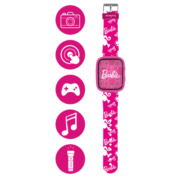 Lexibook - Barbie Kids Smartwatch with 8GB memory card (DMW070BB)