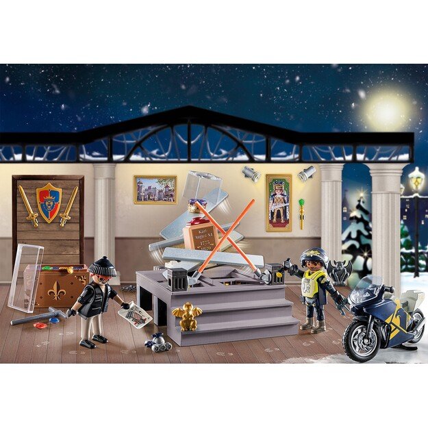 Playmobil - Advent Calendar Police - Museum Theft (71347)