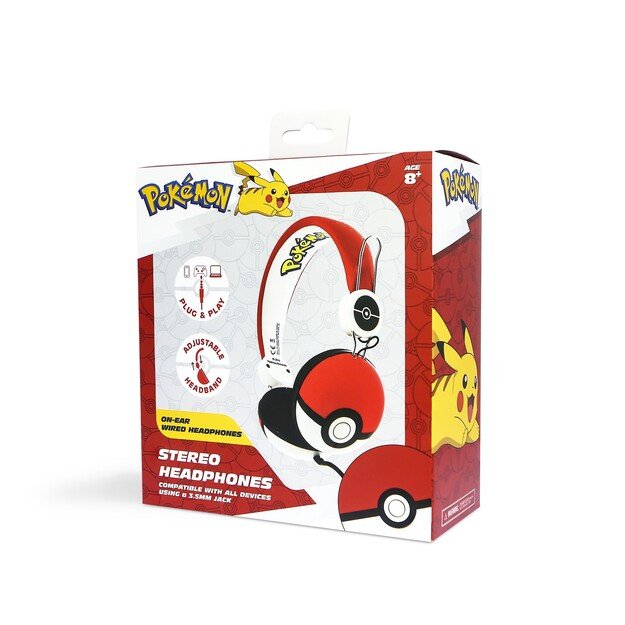 OTL - Tween Dome Headphones - Pokemon Pokeball (PK0445)