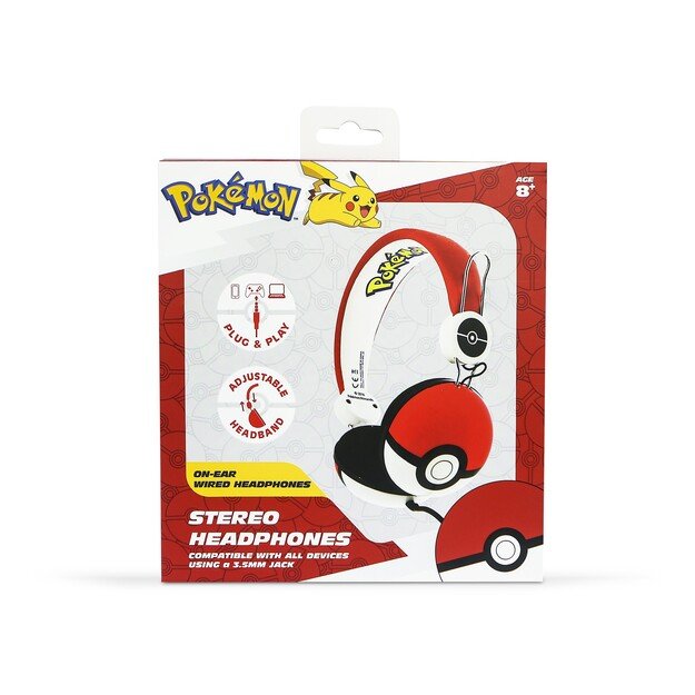 OTL - Tween Dome Headphones - Pokemon Pokeball (PK0445)