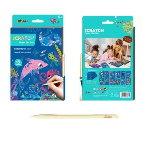 Avenir - Under the Sea A5 Scratch Book - (58CH221828)