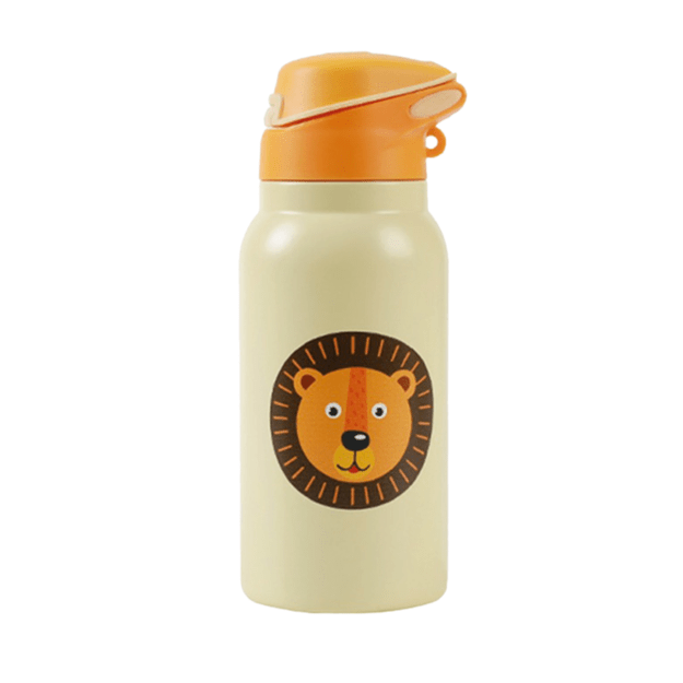 I-Drink - Thermal Bottle - 350 ml - ANIMALS Kids with foldable cap (ID0510)