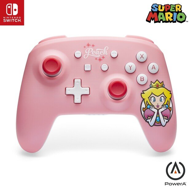 PowerA Wireless Controller ‒ Princess Peach Pink (Nintendo Switch)