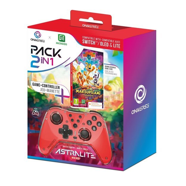 Oniverse Astralite controller + Marsupilami Hoobadventure (Code in Box)
      
        - Nintendo Switch