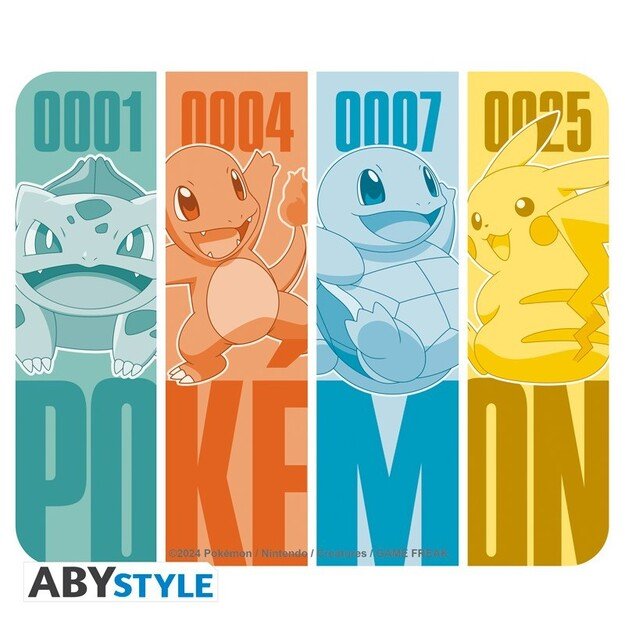 POKEMON - Flexible Mousepad - Kanto Starters