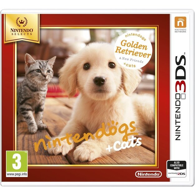 Nintendogs and Cats 3D: Golden Retriever (Select)
      
        - Nintendo 3DS