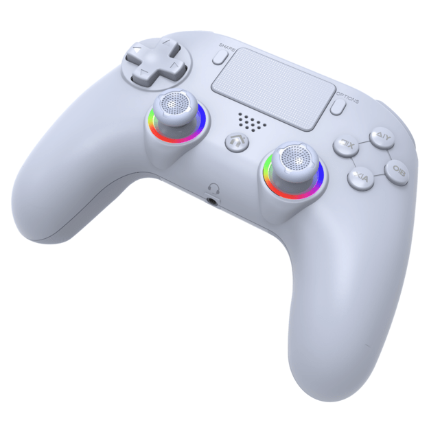Subsonic Wireless Led Controller PS4 White - PS4/Pc