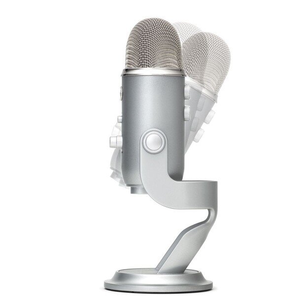 Blue - Microphone Yeti Silver