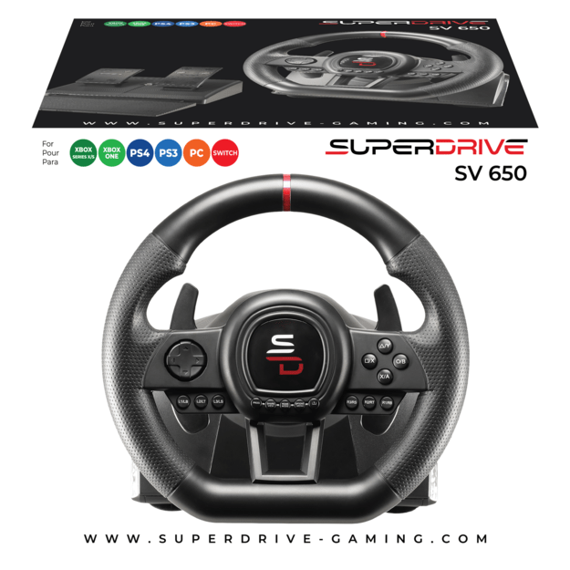 Subsonic Superdrive SV 650 - PS4/PS3/Xbox One, X/S / Switch / PC