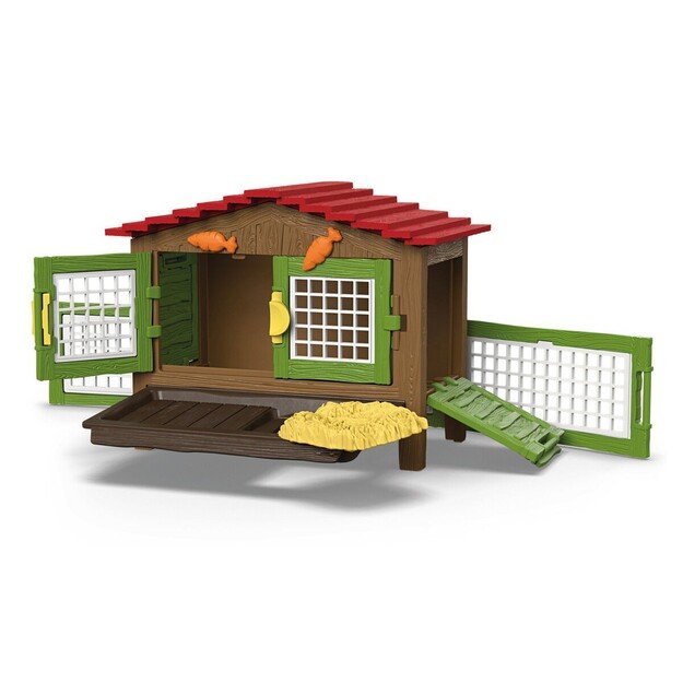 Schleich - Rabbit hutch with 3 rabbits - (42728)