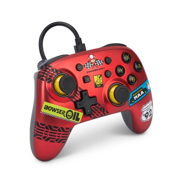 PowerA Nano Wired Switch Controller - Mario Kart: Racer Red /Nintendo Switch