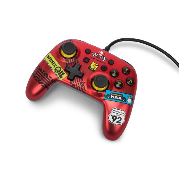 PowerA Nano Wired Switch Controller - Mario Kart: Racer Red /Nintendo Switch