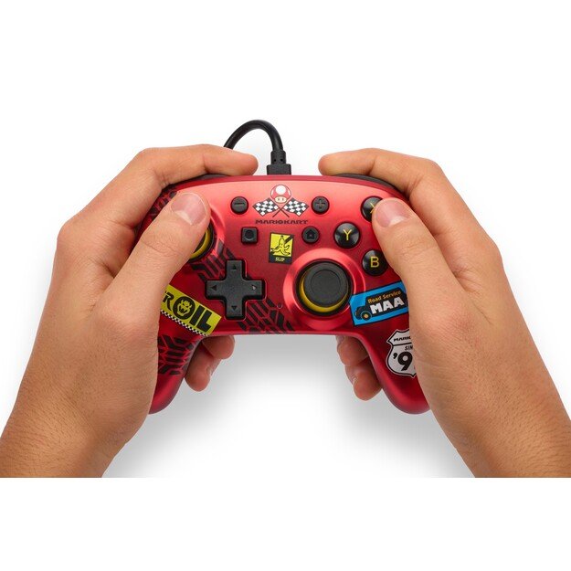 PowerA Nano Wired Switch Controller - Mario Kart: Racer Red /Nintendo Switch