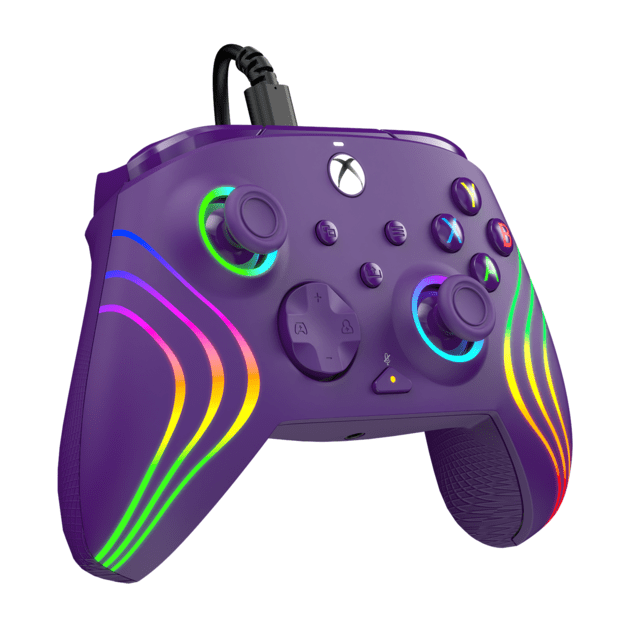 PDP Afterglow Wave Wired Controller - Purple