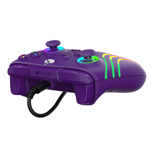 PDP Afterglow Wave Wired Controller - Purple