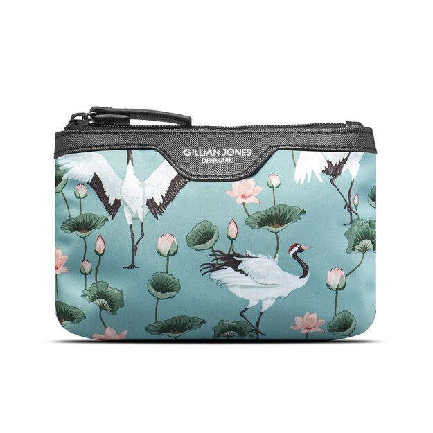 Gillian Jones - 466 purse in Crane Dance Print