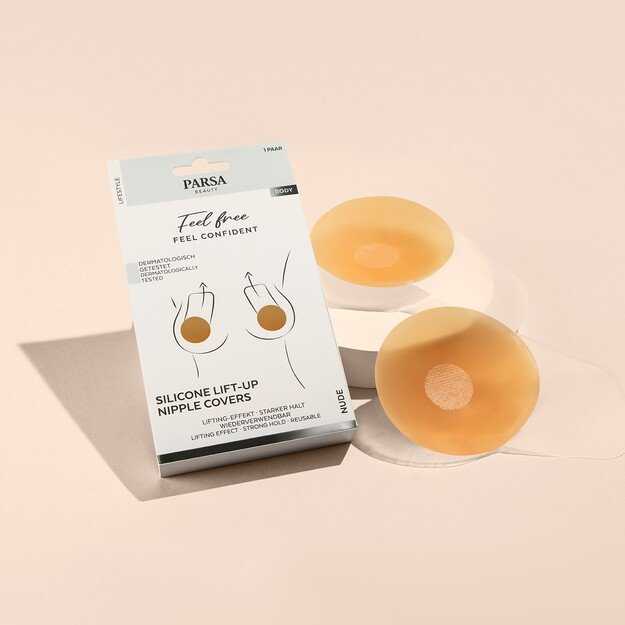 Parsa - Silicone Lift-Up Nipple Covers - Nude