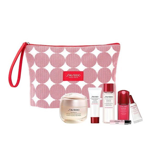 Shiseido - Benefiance Wrinkle Smoothing Cream Pounch - Giftset