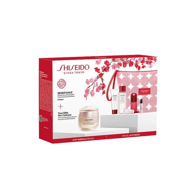 Shiseido - Benefiance Wrinkle Smoothing Cream Pounch - Giftset