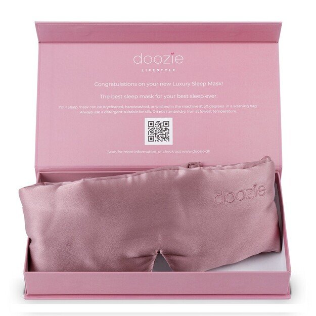 doozie - Luxury Sleep Mask Dusty Rose