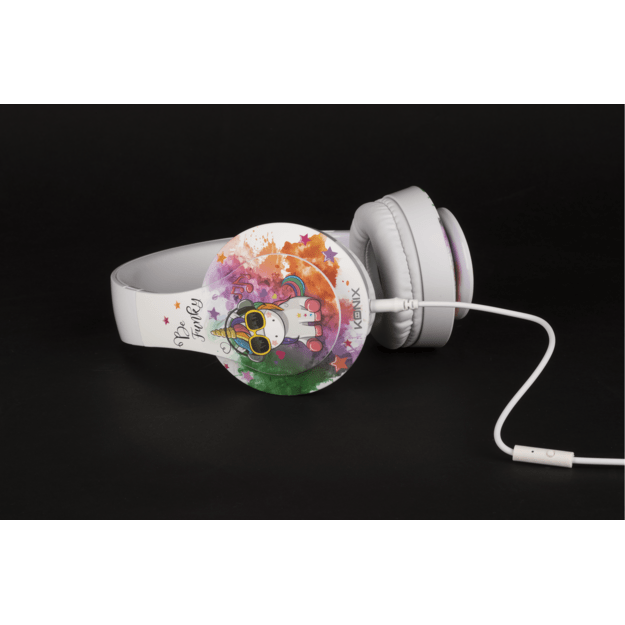 Konix Unik Wired Universal Headset Be Funky