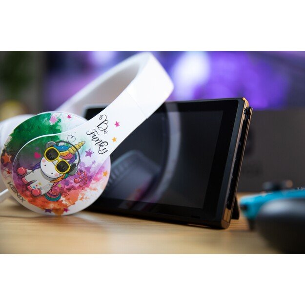 Konix Unik Wired Universal Headset Be Funky