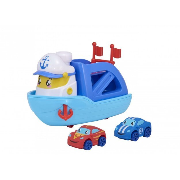 Tiny Teamsterz - Ferry Boat + 2 Cars (1417444)