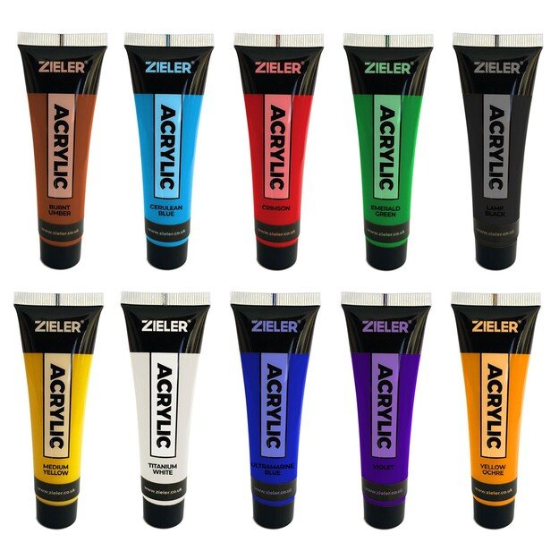 Zieler - Premium Acrylic Paint 10 pcs. (609299265)