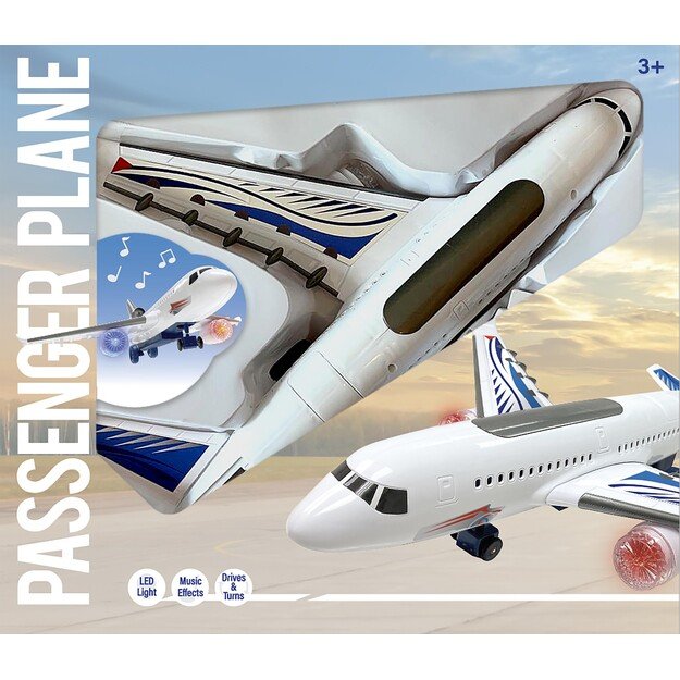 Passenger plane - w/light - (20229)