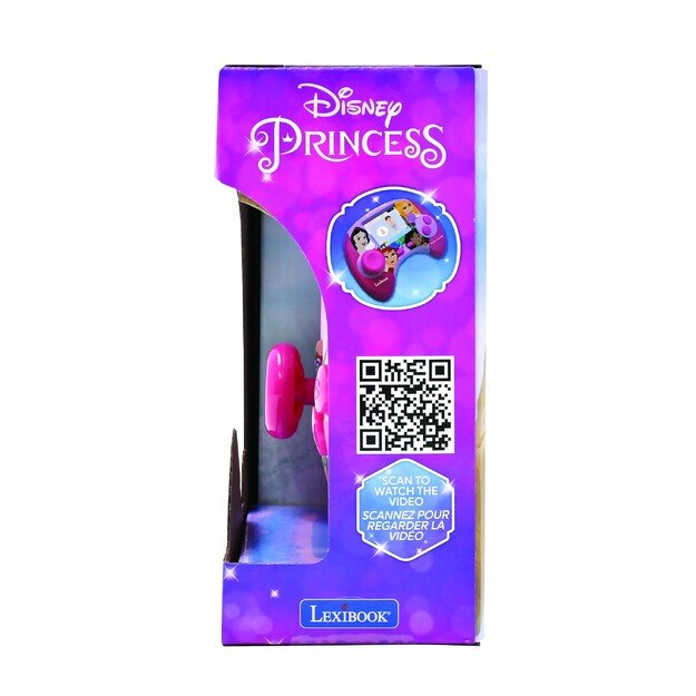 Lexibook - Disney Princess Educational handheld bilingual console with LCD screen (JCG100DPi1)