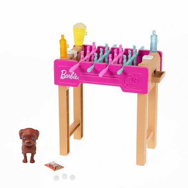 Barbie - Football Table and Pet Mini Playset (GRG77)