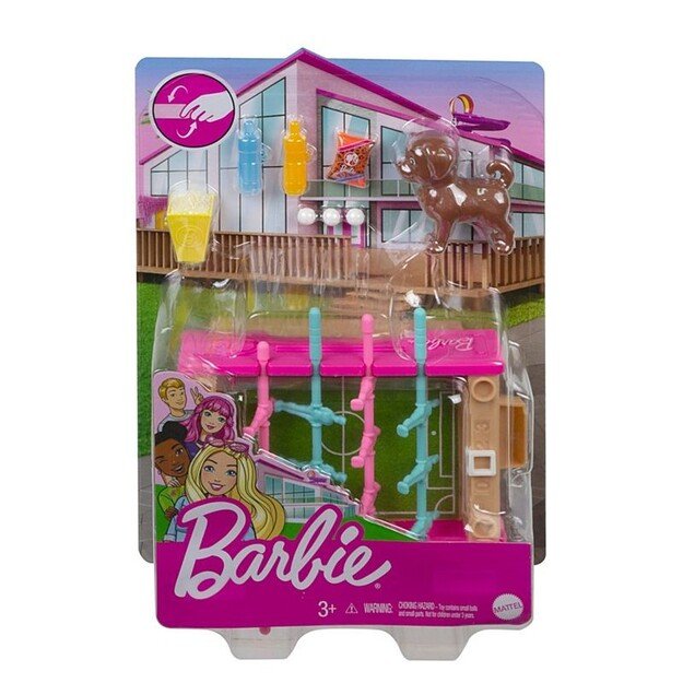 Barbie - Football Table and Pet Mini Playset (GRG77)