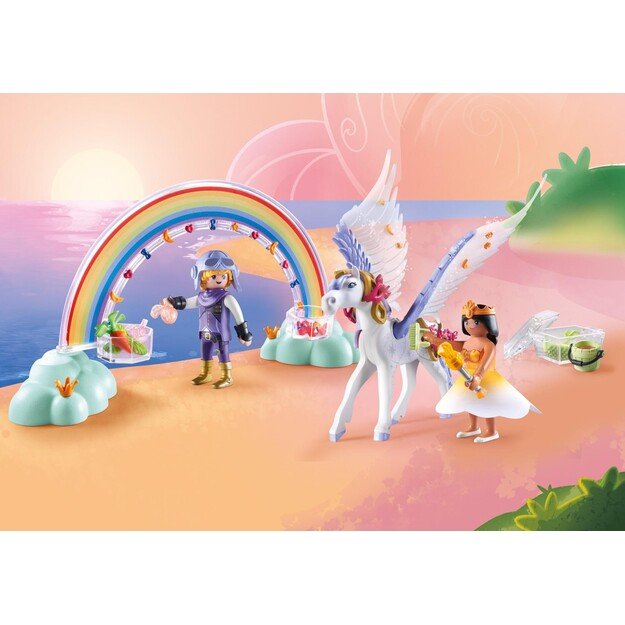 Playmobil - Pegasus with Rainbow in the Clouds (71361)