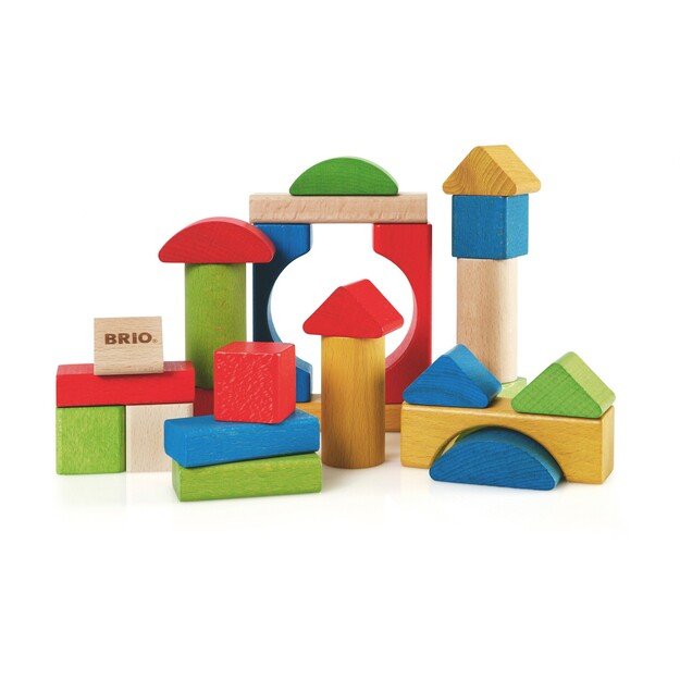 BRIO - Coloured Blocks - 25 pieces (30114)