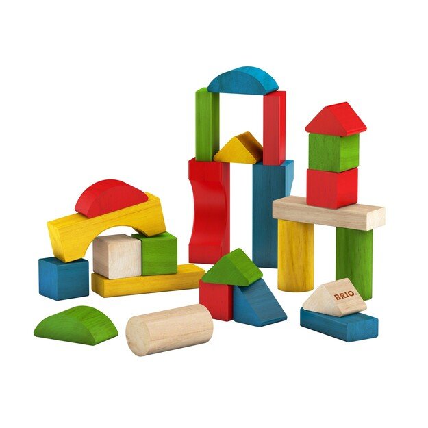 BRIO - Coloured Blocks - 25 pieces (30114)