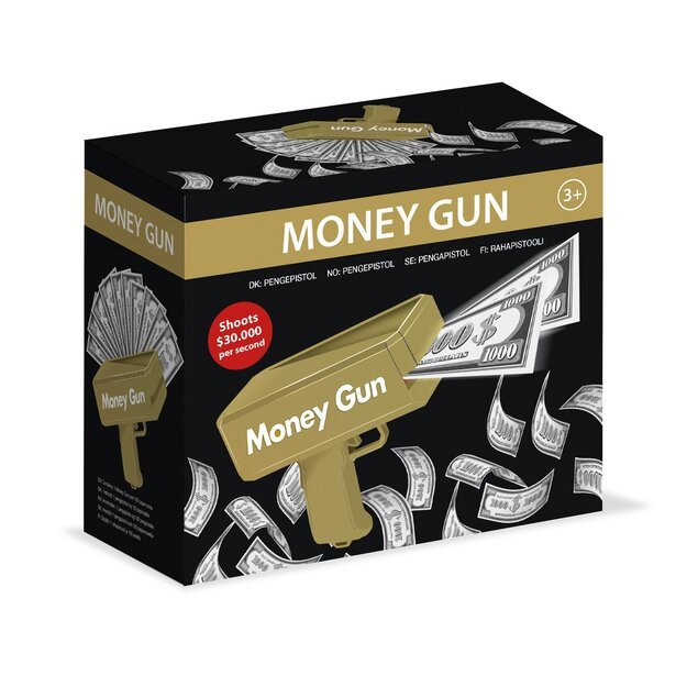 Pocket Money - Money Gun Incl. Paper Money 100 pcs (570305)