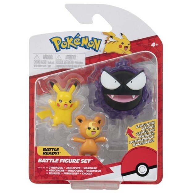 Pokémon - Battle Figure 3-Pack - Teddiursa (PKW2347)