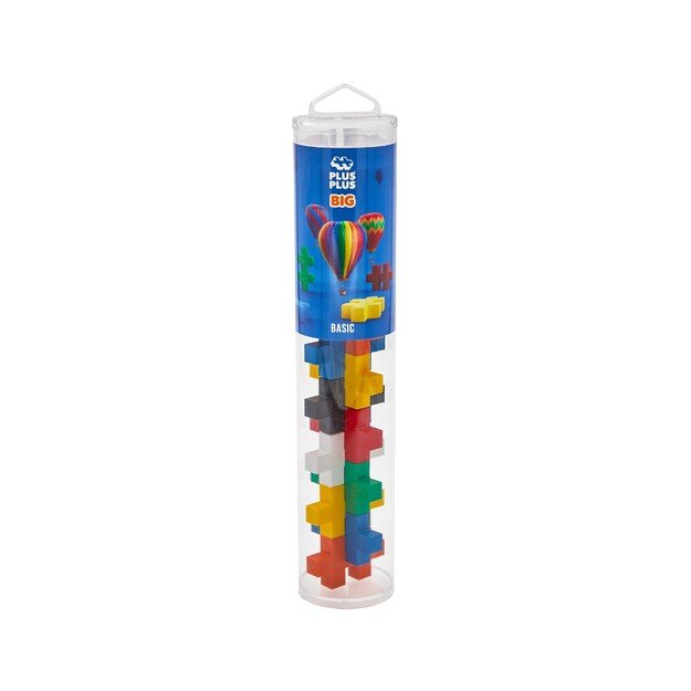 Plus-Plus - BIG Basic /15pcs Tube (3224)