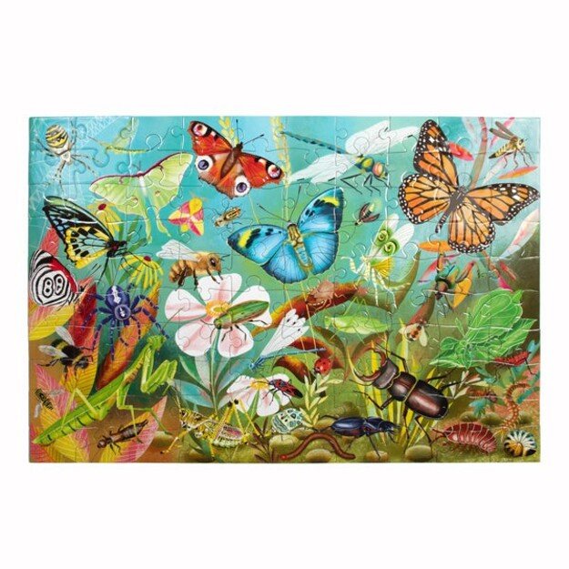 eeBoo - Puzzle 100 pcs - Love of Bugs - (EPZLVB)